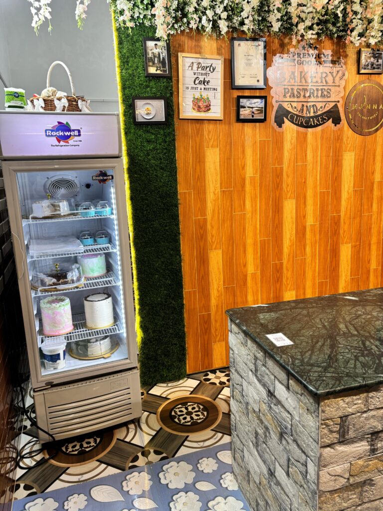 View of Manna Cafe from inside